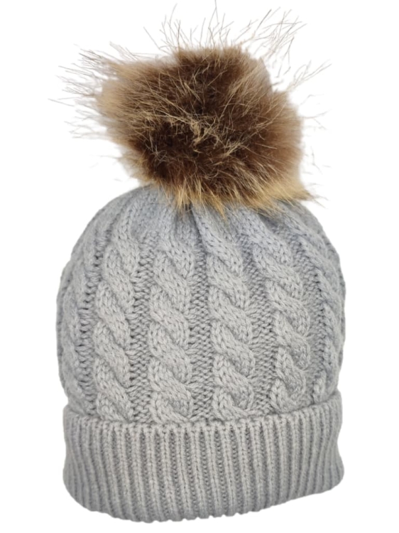 zimowa-czapka-niemowleca-z-pomponem-szara