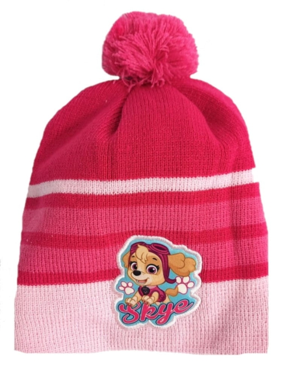 zimowa-czapka-dla-dziewczynki-z-pomponem-psi-patrol