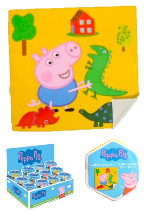 zolty-recznik-do-rak-dla-dziewczynki-swinka-peppa