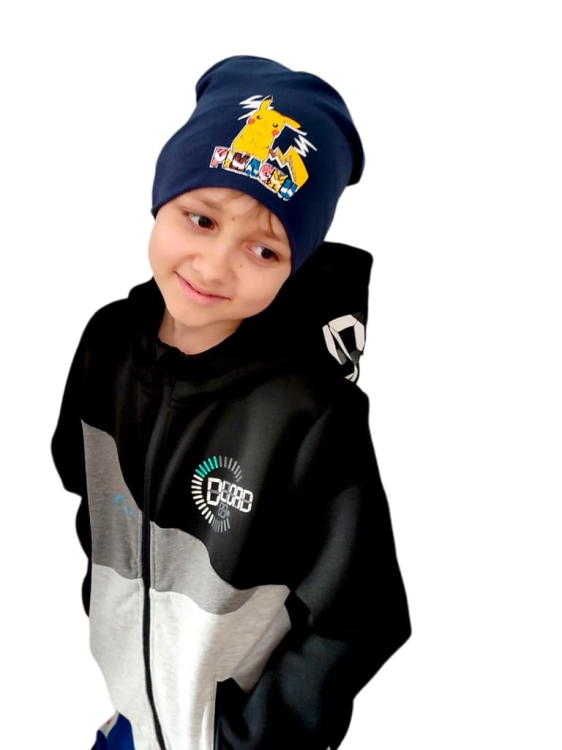 granatowa-czapka-dziecieca-na-wiosne-pokemon