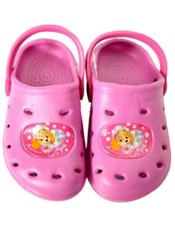 rozowe-kroksy-dla-dziewczynki-klapki-ogrodowe-kapcie-psi-patrol
