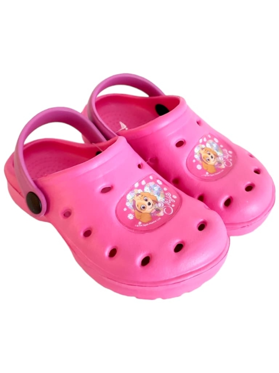 rozowe-kroksy-dzieciece-klapki-kapcie-paw-patrol