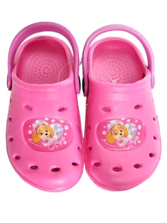rozowe-kroksy-dzieciece-klapki-ogrodowe-kapcie-psi-patrol