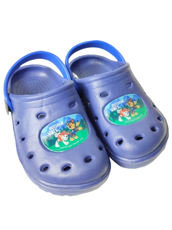 granatowe-kroksy-dzieciece-klapki-ogrodowe-kapcie-paw-patrol