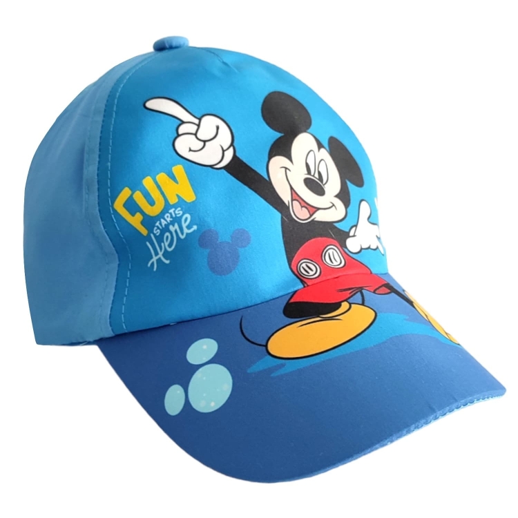czapka-z-daszkiem-dla-dziecka-myszka-mickey-blekitna
