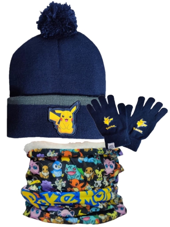 czapka-zimowa-z-pomponem-rekawiczki-komin-pokemon-pikachu
