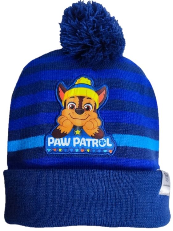ciepla-czapka-z-pomponem-dziecieca-zimowa-psi-patrol