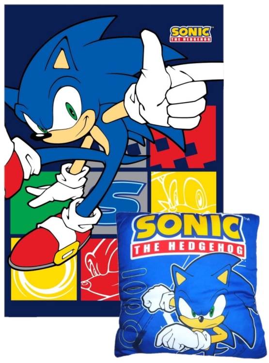 koc-dzieciecy-polarowy-poduszka-sonic