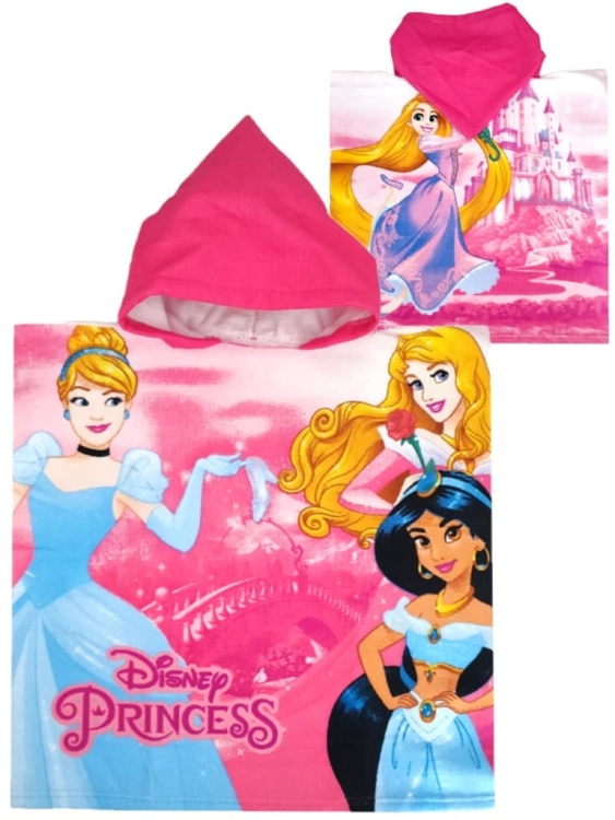 recznik-ponczo-poncho-ksiezniczki-disney-50x100