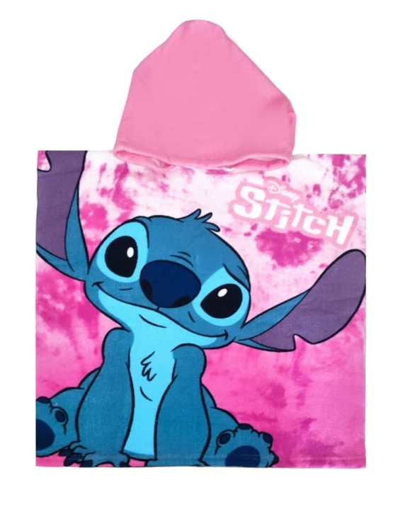 recznik-ponczo-poncho-z-kapturem-stitch-dla-dziewczynki