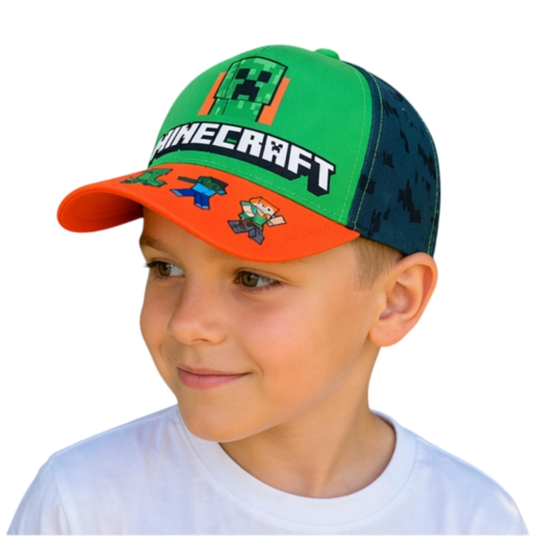 pomaranczowa-czapka-z-daszkiem-dla-dziecka-minecraft-306617
