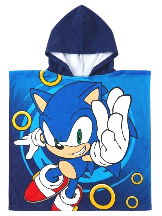 recznik-szybkoschnacy-ponczo-z-kapturem-sonic-niebieski