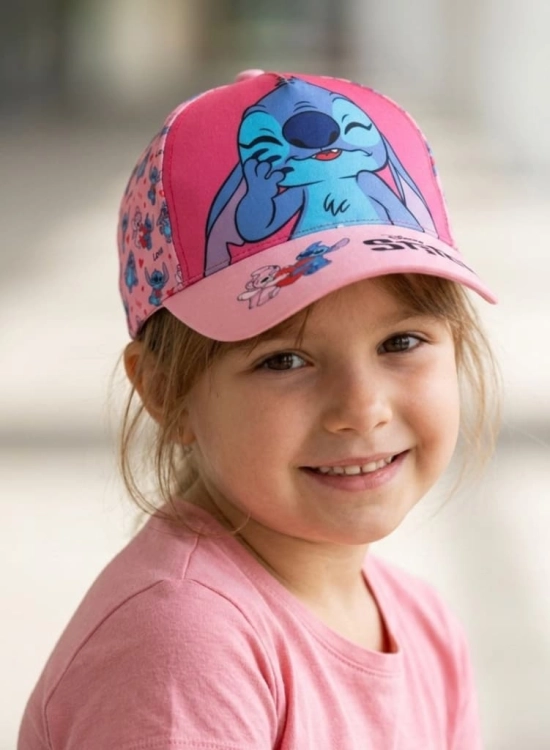 czapka-z-daszkiem-disney-stitch-rozowa
