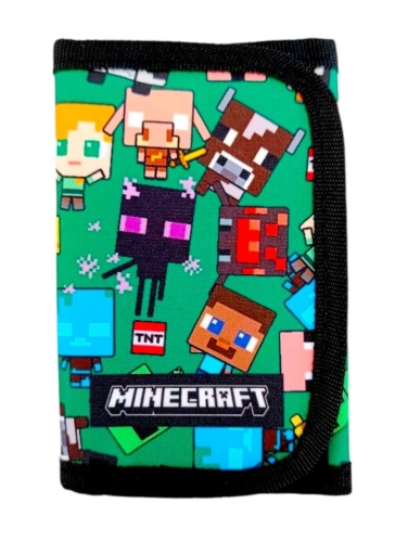 portfel-mlodziezowy-dzieciecy-minecraft-zielony-na-rzep