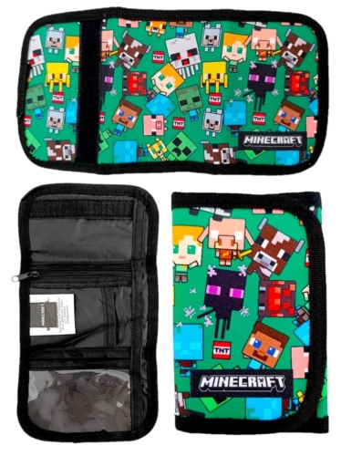 portfel-mlodziezowy-dzieciecy-minecraft-zielony-na-rzep
