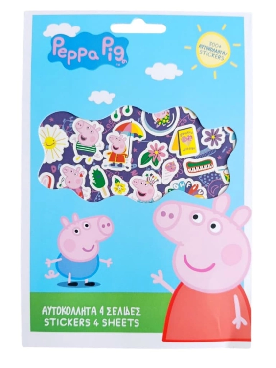 naklejki-dzieciece-zestaw-naklejek-swinka-peppa-300szt