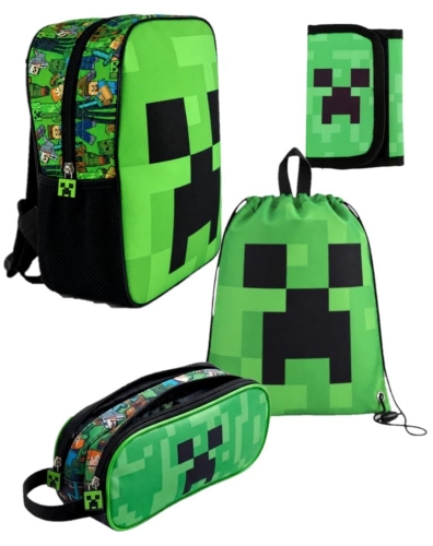 plecak-przedszkolny-mały-na-wycieczki-minecraft-worek-piornik-portfel-zestaw