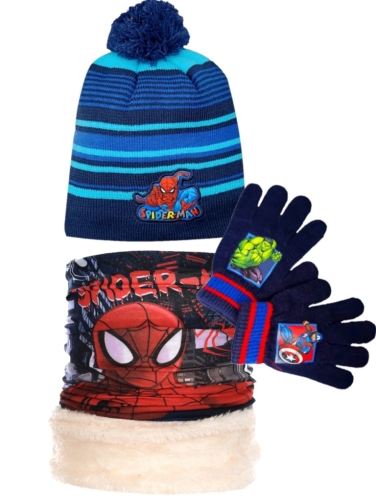 zestaw-zimowy-spiderman-czapka-komin-rekawiczki